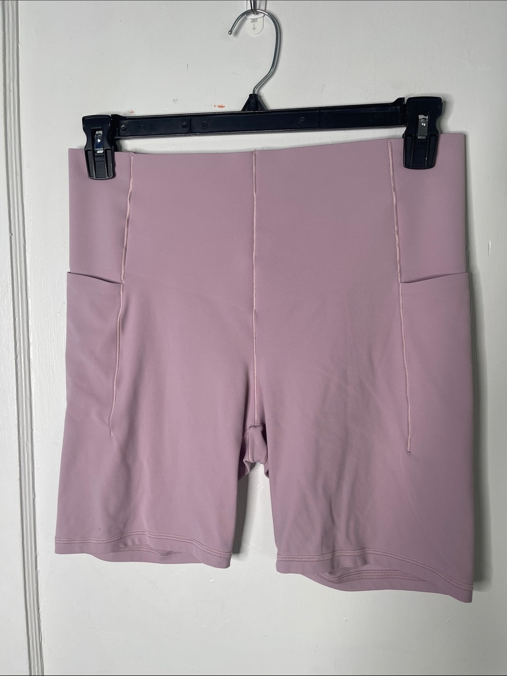 Aerie Offline XL Bike Shorts Spandex Pockets Pale Pink Ballet Real Me Xtra